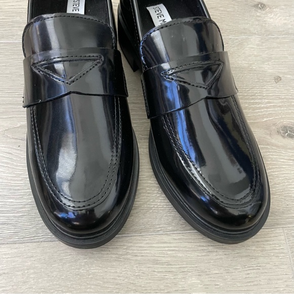 Steve Madden black Leif loafers - Picture 3 of 7